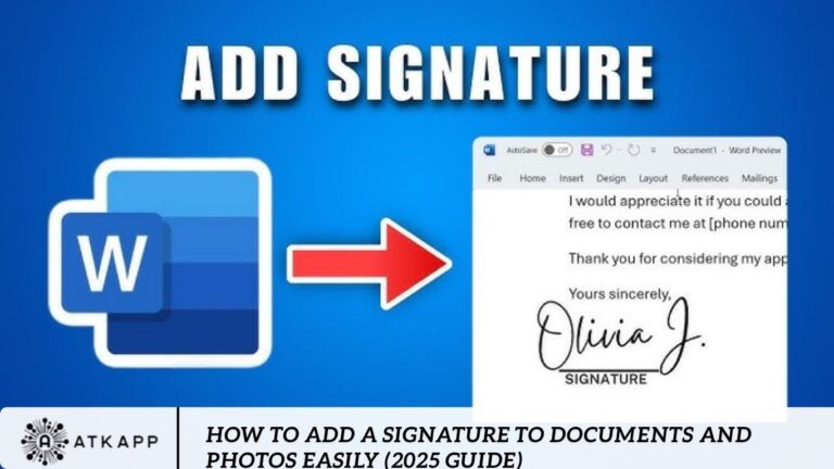 How to Add a Signature to Documents and Photos Easily (2025 Guide)