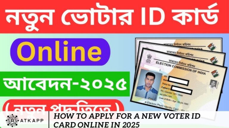 How to Apply for a New Voter ID Card Online in 2025